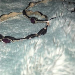 Purple/Gold bracelets